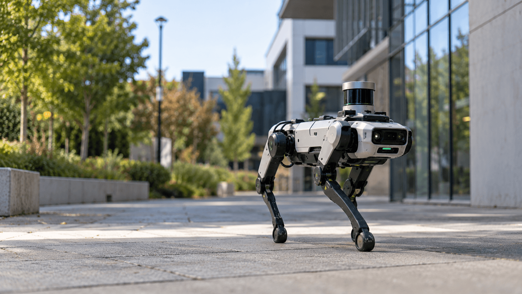 Autonomous quadruped robot